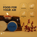 Nến Thơm IT'S LIFE tealight 10ml - hương biển cả xanh mát, giúp thư giãn, hỗ trợ giấc ngủ 