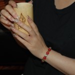 Vòng trầm phối đá Darling 90