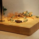 Vòng trầm phối đá Carpentry 190