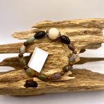 Vòng tay trầm phối đá Liber 50