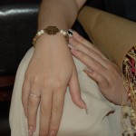 Vòng tay trầm phối đá Flower 190