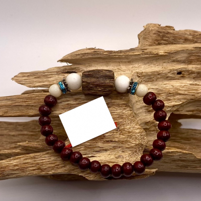 Vòng trầm phối đá Mixup.76