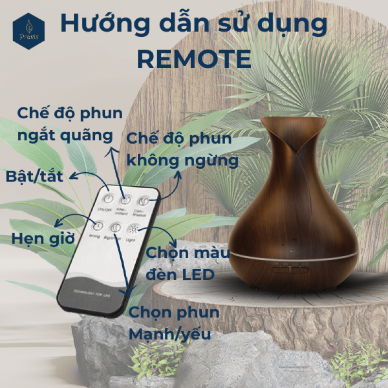 Máy khuếch tán Tulip 550ml