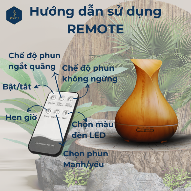 Máy khuếch tán Tulip 550ml