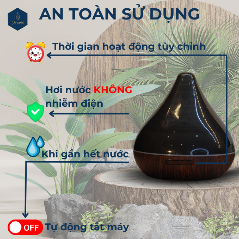 Máy khuếch tán Chóp Đen 550ml