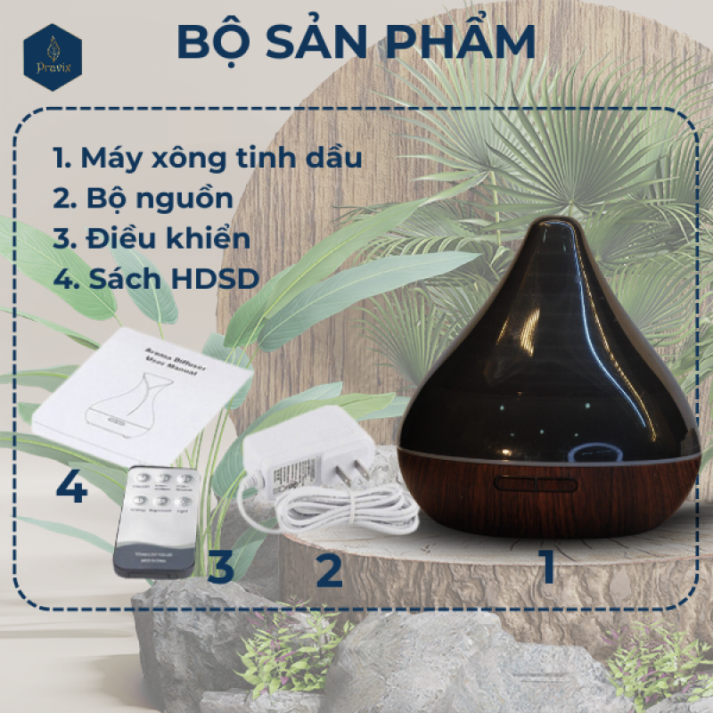 Máy khuếch tán Chóp Đen 550ml