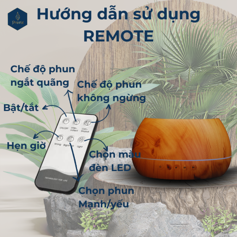 Máy khuếch tán Bluetooth 1000ml