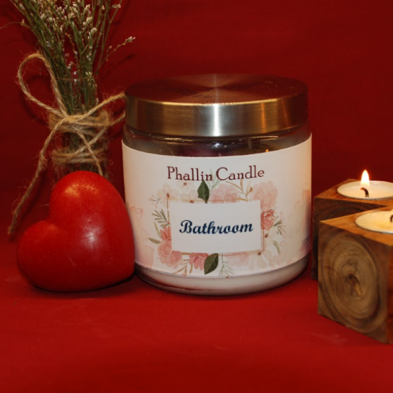 Nến Thơm BATHROOM 2 60ml -  mùi hương kẹo ngọt,  thư giãn khi tắm sau một ngày làm việc.